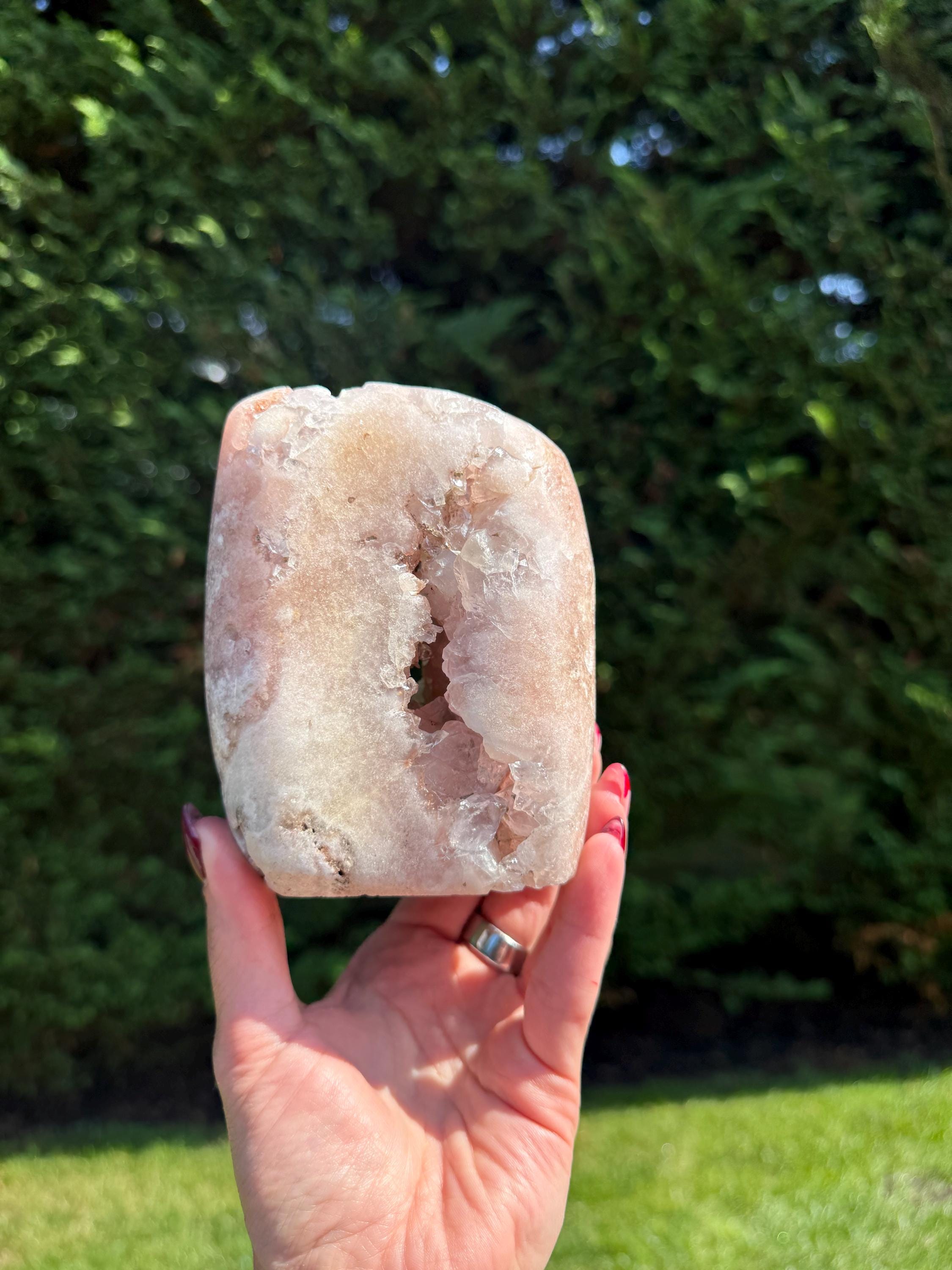 Large Pink Amethyst Druzy Freeform • Brazil • Sparkling Crystal Specimen • Healing Stone • Mineral Decor 5