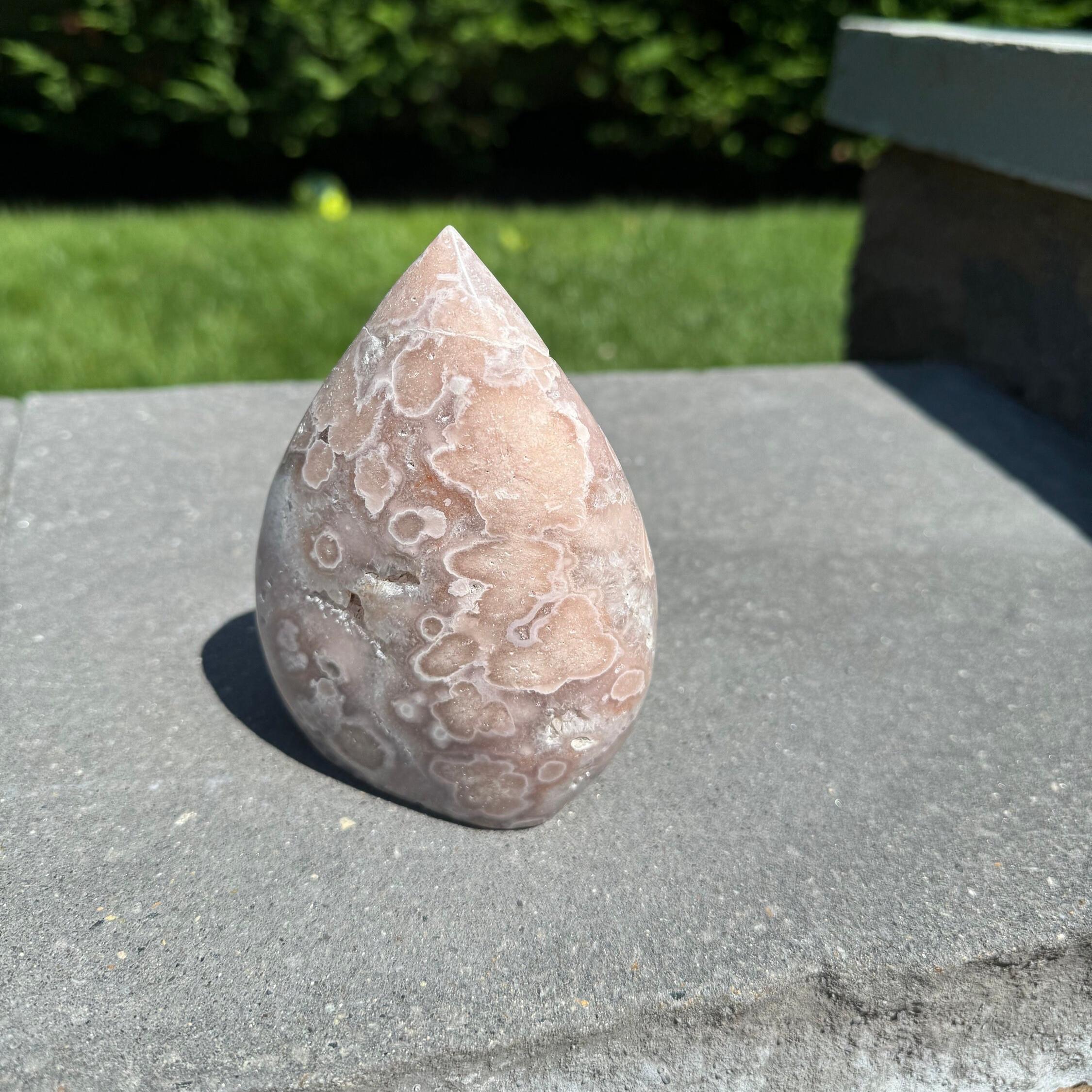 Pink Amethyst Druzy Freeform Crystal • Polished Geode Heart Chakra Stone, Spiritual Decor 2