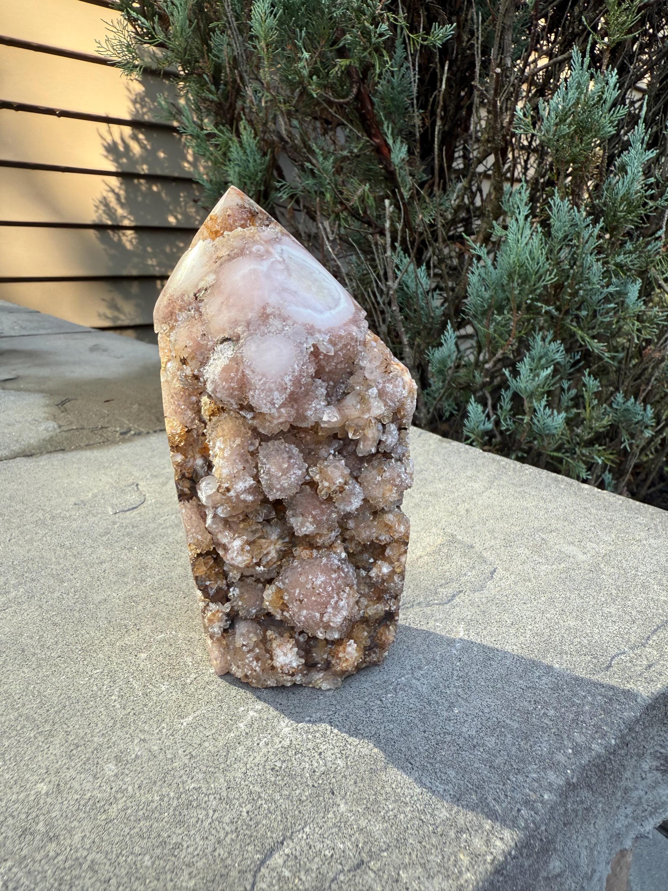 Dark Pink Amethyst Druzy Freeform Crystal • Sparkling Brazil Specimen • Spiritual Decor 6