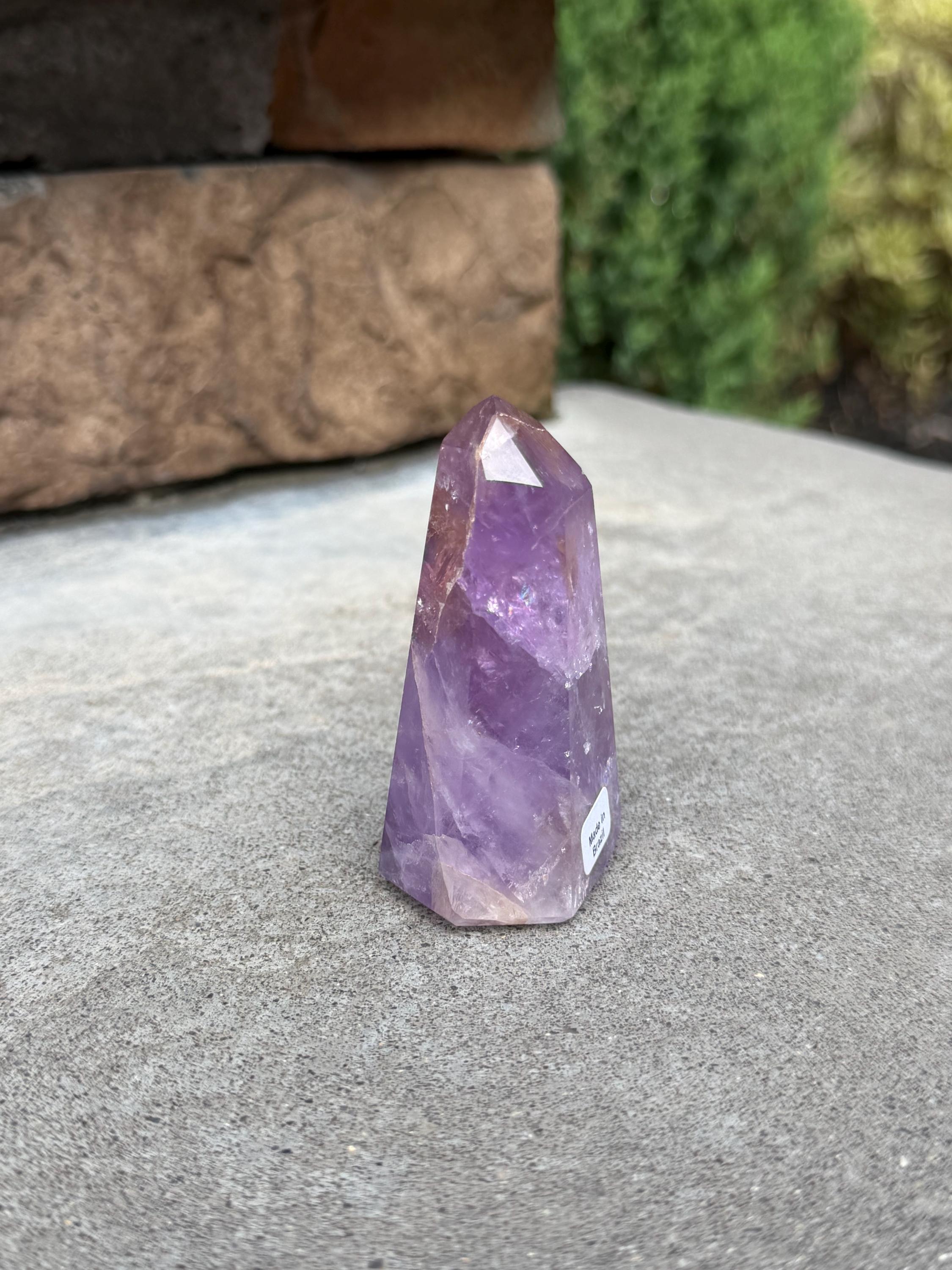 Small Ametrine Crystal Tower – Amethyst & Citrine from Brazil 11