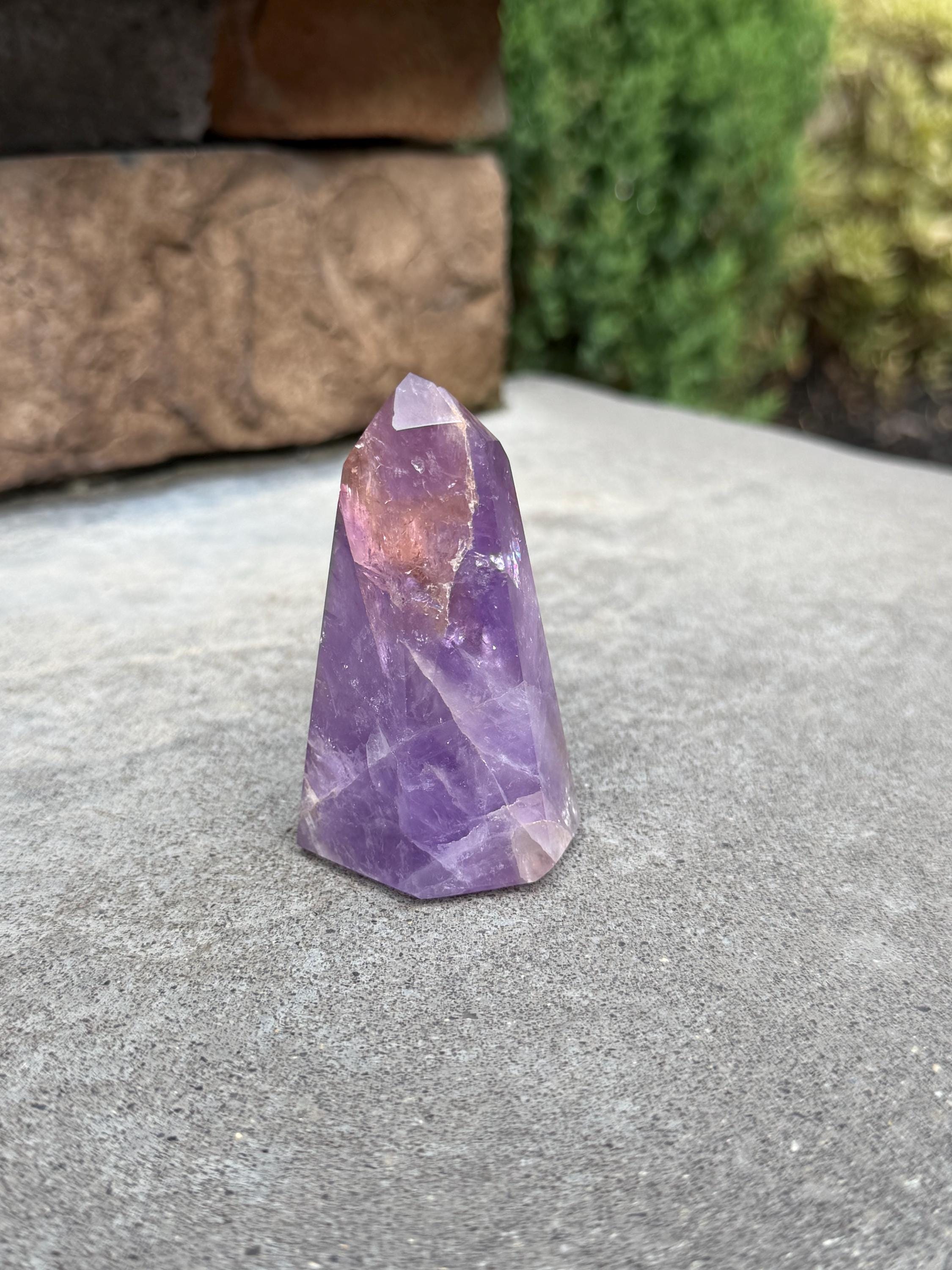 Small Ametrine Crystal Tower – Amethyst & Citrine from Brazil 12