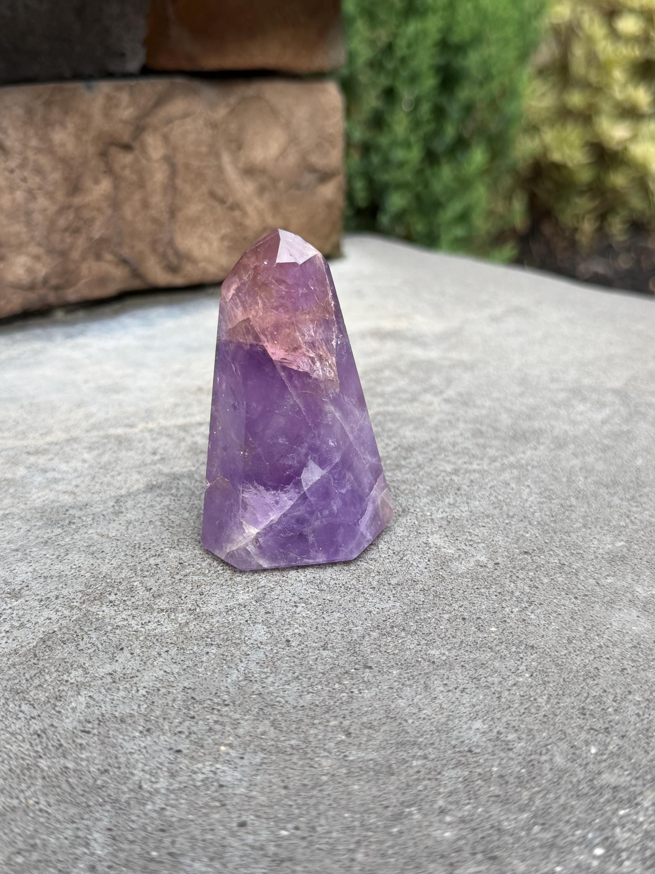 Small Ametrine Crystal Tower – Amethyst & Citrine from Brazil 13