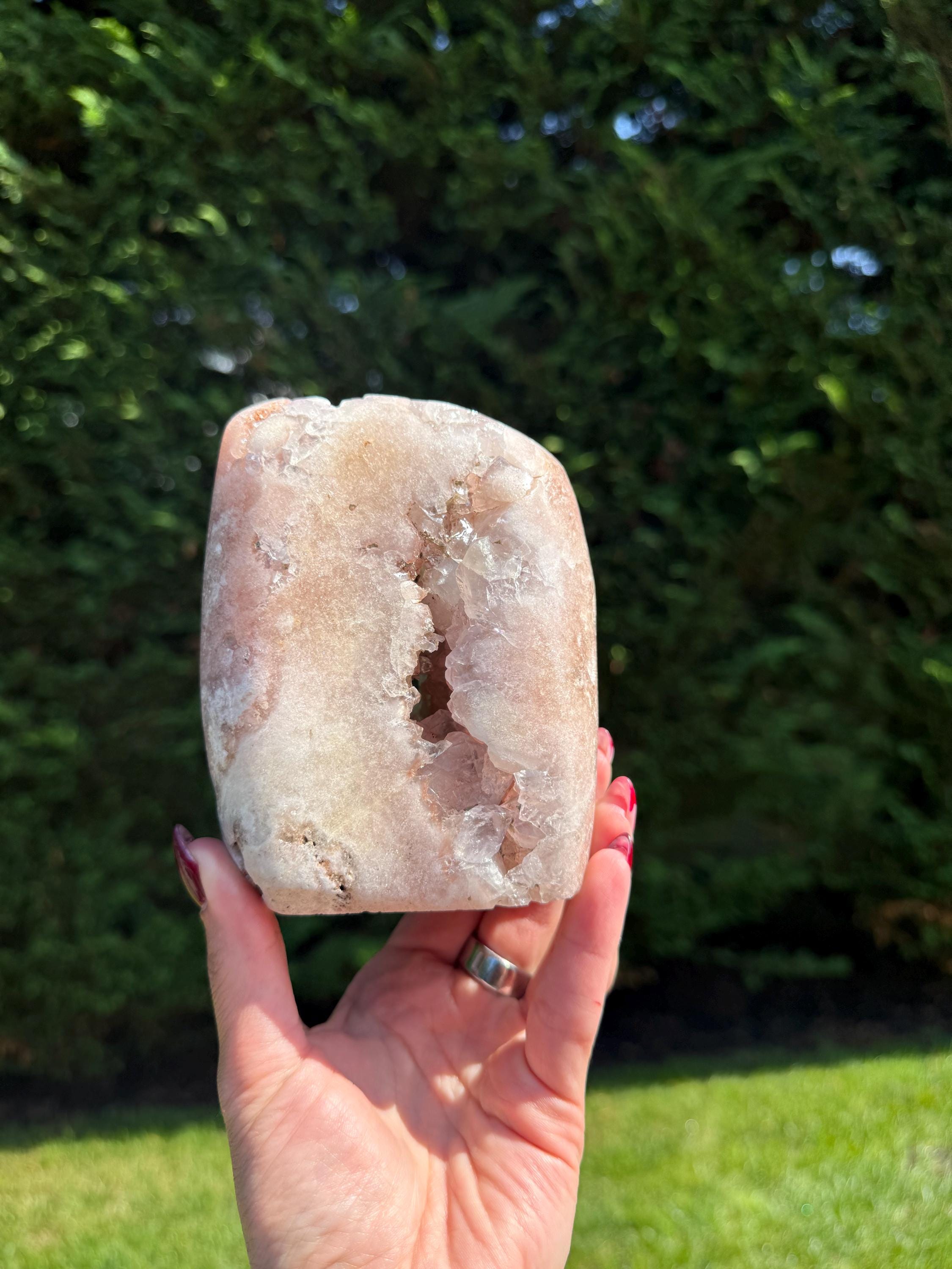 Large Pink Amethyst Druzy Freeform • Brazil • Sparkling Crystal Specimen • Healing Stone • Mineral Decor 4