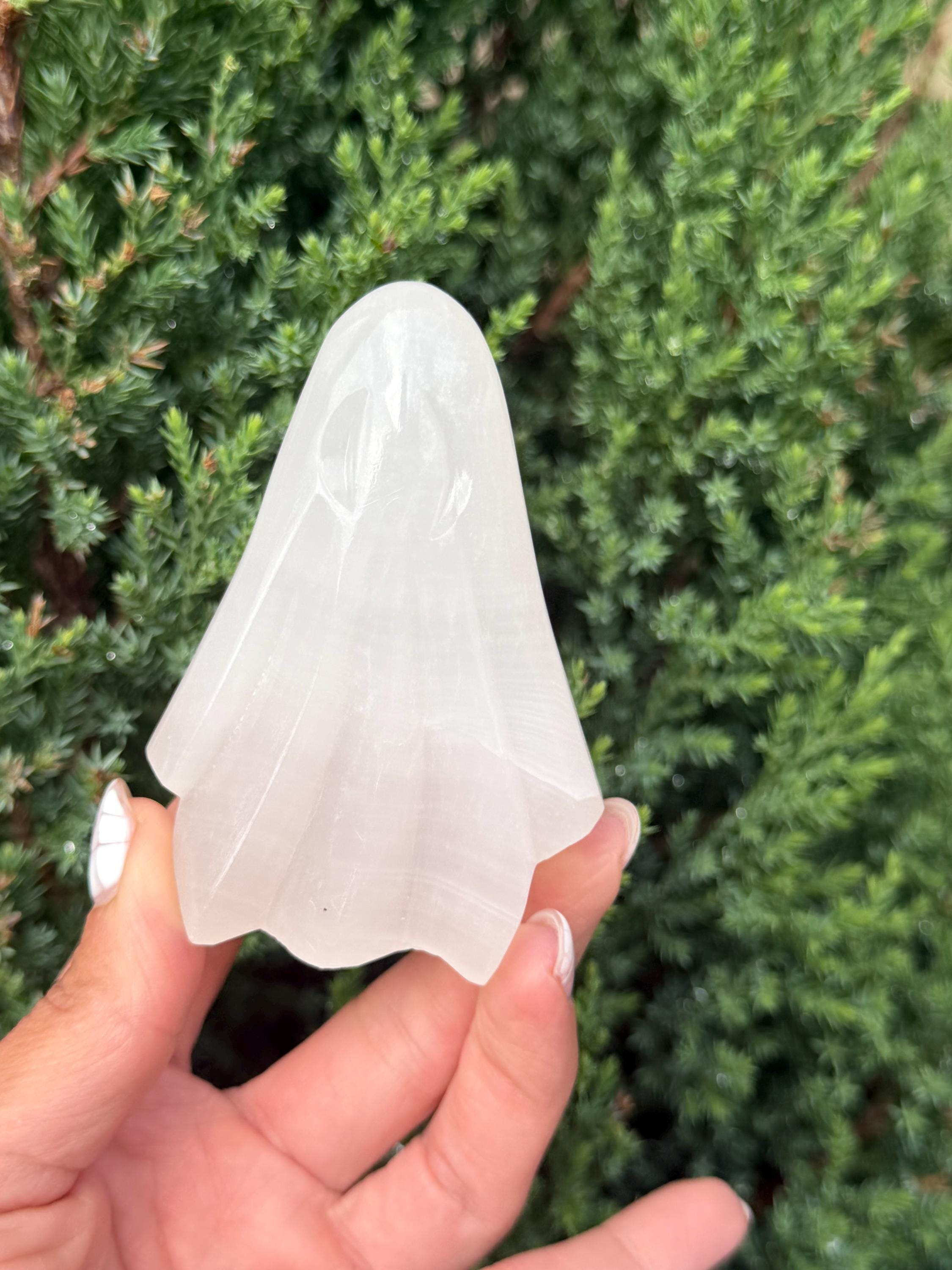 Calcite Ghost Crystal Carving