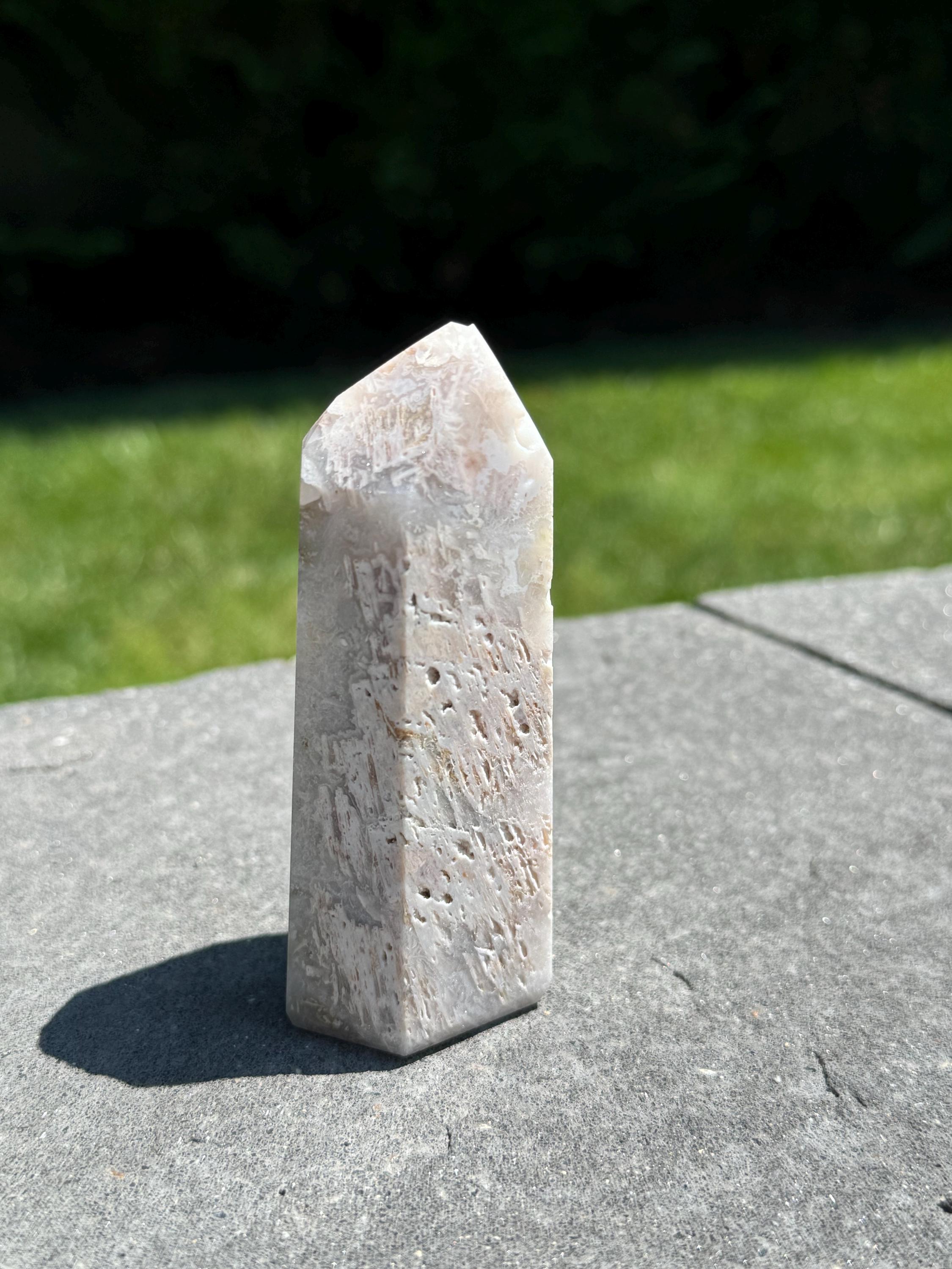 Pink Amethyst Druzy Tower • 3.5 Inch Polished Crystal Point, Geode Quartz Decor 8