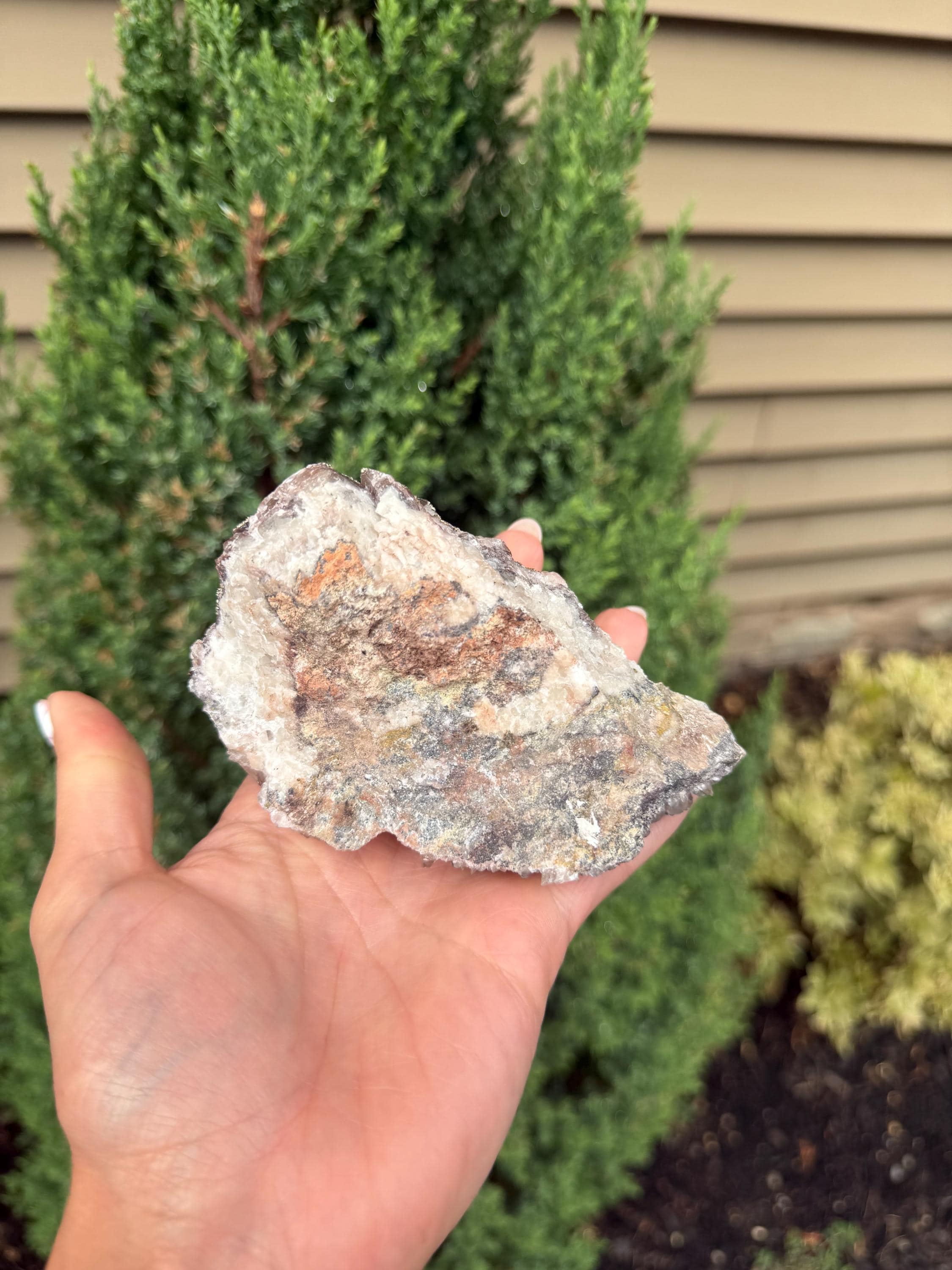 Calcite with Pyrite Coating Specimen from Hubei, China 14