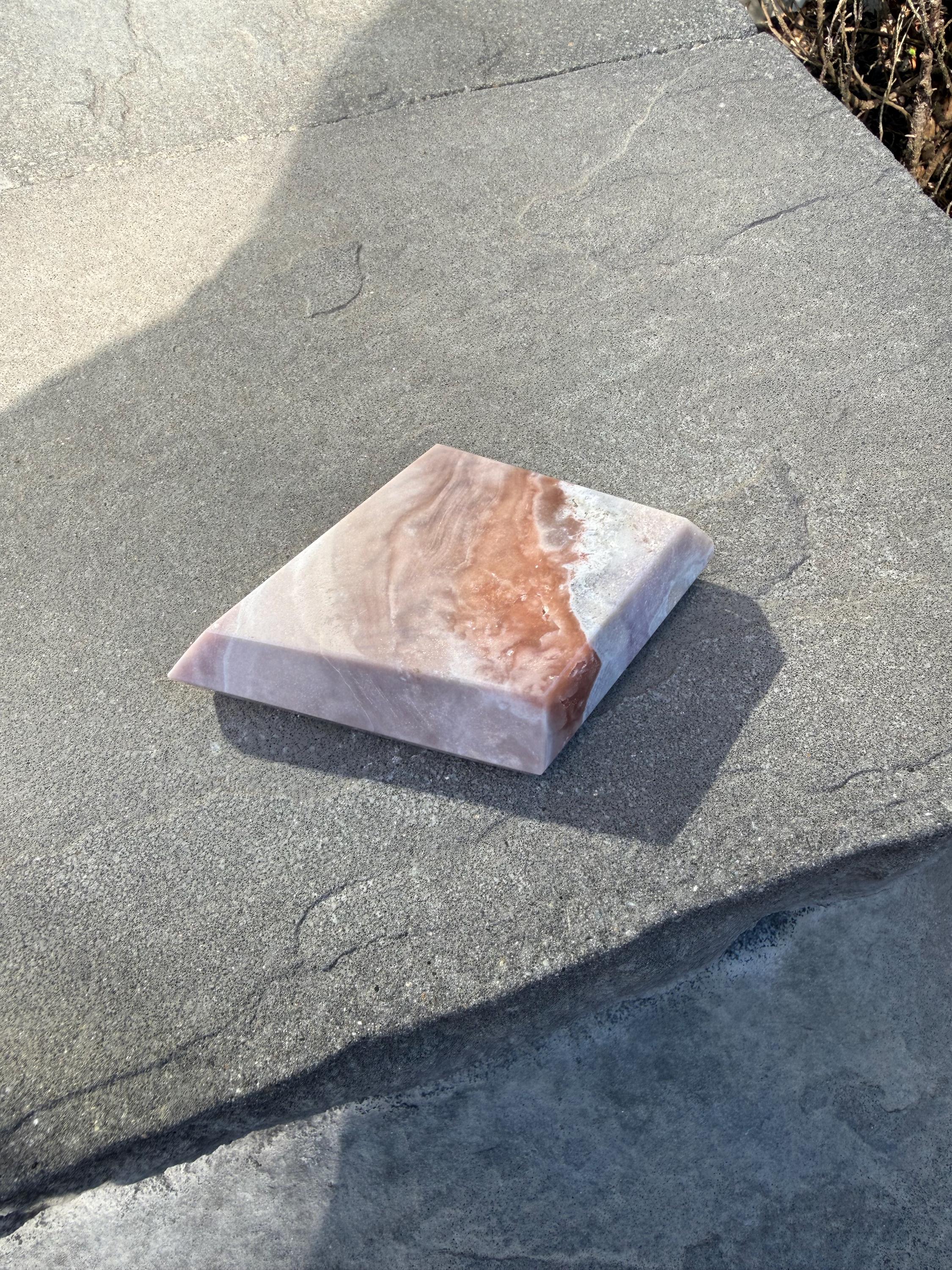 Pink Amethyst Diamond Carving • Crystal Freeform • Druzy Quartz Stone • Healing Crystal Decor • Mineral Sculpture 5
