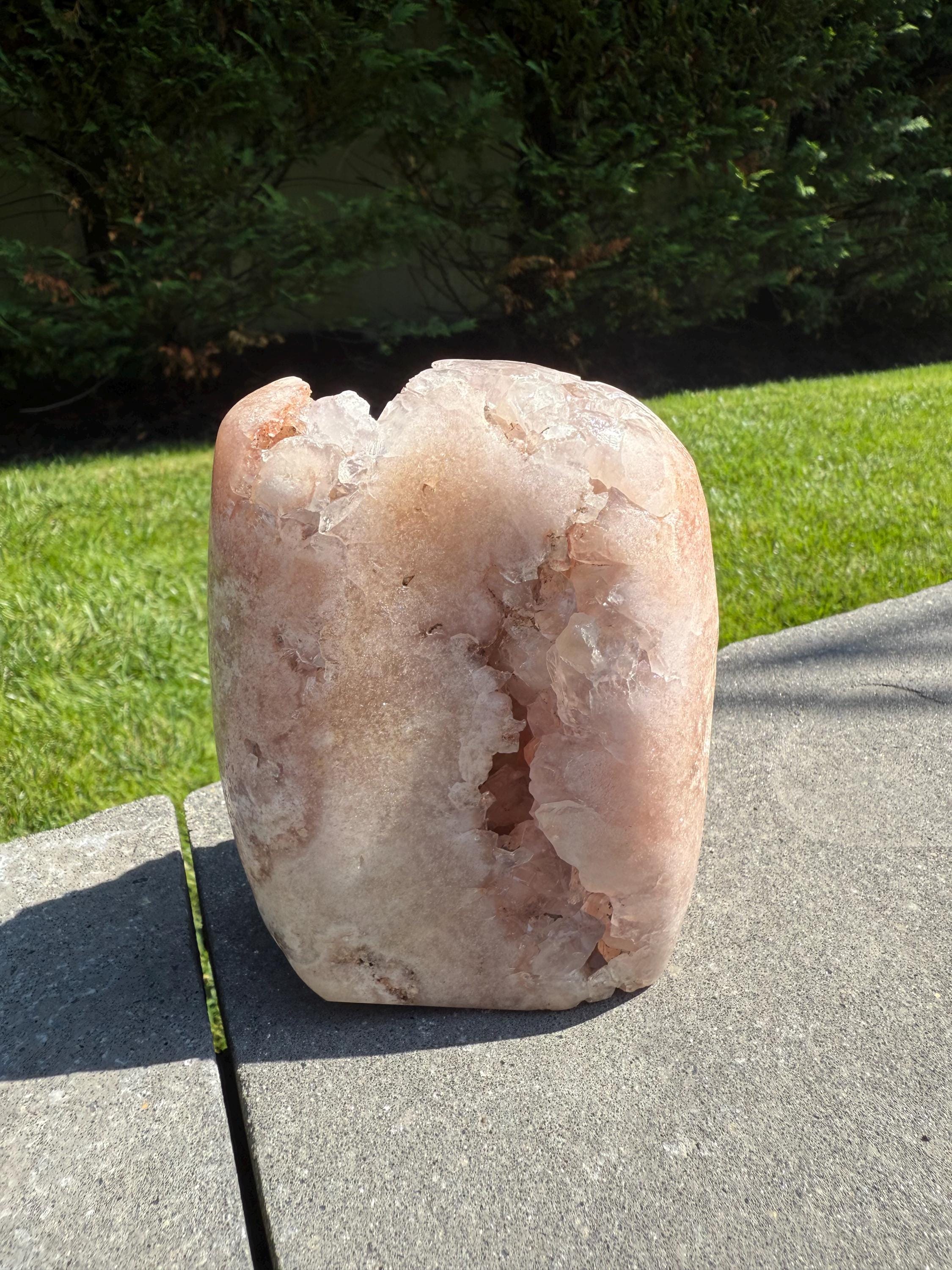 Large Pink Amethyst Druzy Freeform • Brazil • Sparkling Crystal Specimen • Healing Stone • Mineral Decor 10