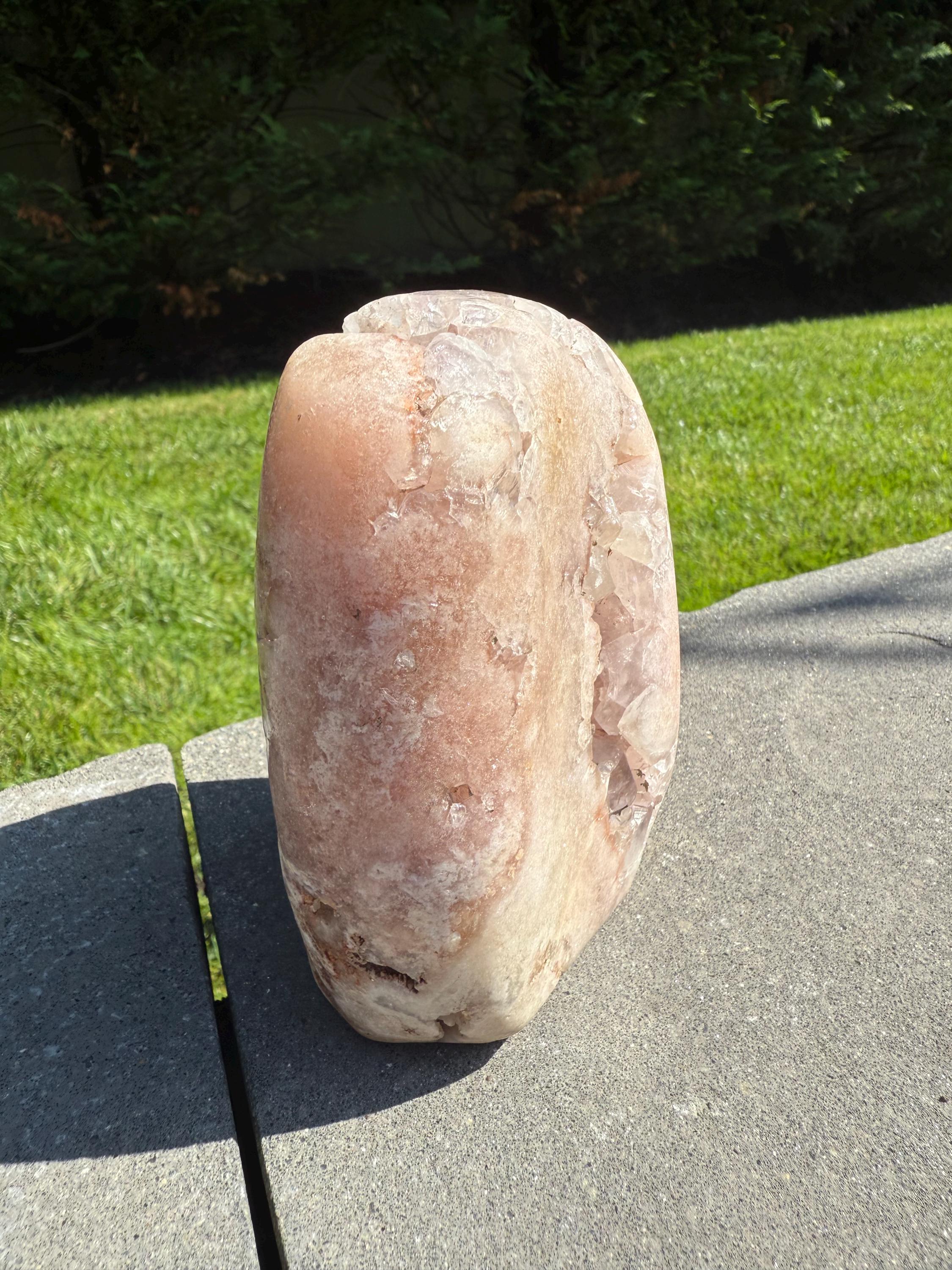 Large Pink Amethyst Druzy Freeform • Brazil • Sparkling Crystal Specimen • Healing Stone • Mineral Decor 9