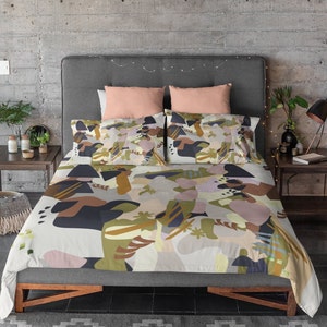 Premium Cotton Duvet Cover | Boho Duvet set | Natural Earthy Contemporary | Bed and Breakfast