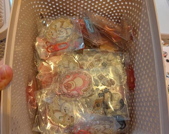 Mystery key rings/bag charms