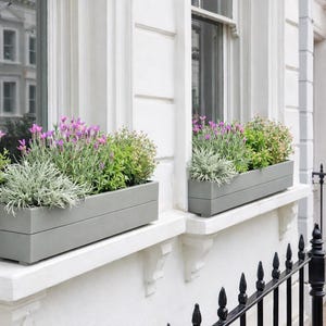 Handmade Wooden Window Planter Box: Farrow And Ball Color