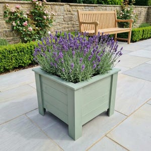 Wooden Planter Box Any Colour & Size Bespoke Handmade Solid Quality Finish UK Hand Crafted