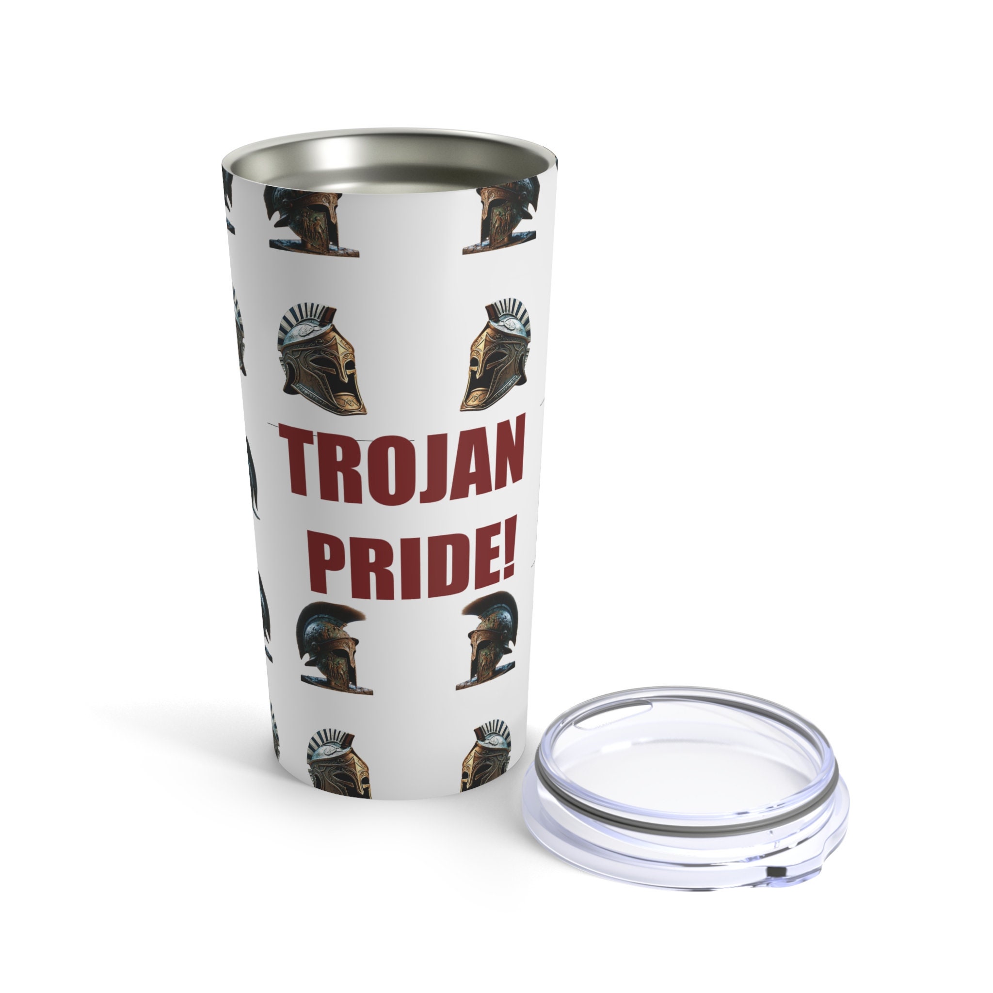 Trojan Pride Helmet Tumblers, Trojan inspired, Coffee Tumbler, Soup Tumbler, 11ozTumbler 20oz