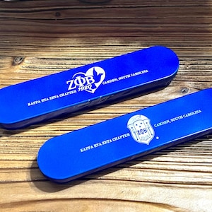 Zeta Phi Beta Engraved Sorority Pen with Case