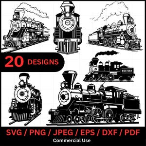 Estación de tren antigua del ferrocarril occidental, transporte rural, archivo láser cortado, posavasos vectorial, blanco y negro, CNC, madera, SVG, PDF, JPEG, DXF, EPS