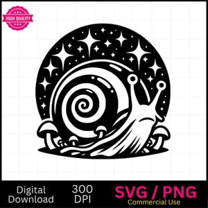 Graphique d'escargot Take It Slow de Cottagecore | Cadeau pour les amoureux de la nature | Tendance motivant motivant champignon montagne montagne jardin limace Svg png