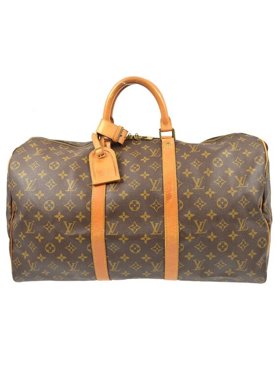 Louis Vuitton Monogram Keepall 50 Travel Bag