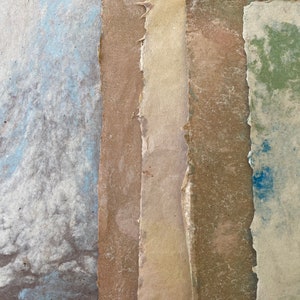 Decorative handmade paper - deckle box designs