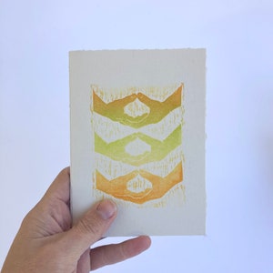 Small blank notebook with meditation pose print