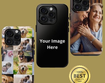 Custom Iphone photo case, photo case, iphone photo case, iphone case, slim phone case, dog iphone case, Tough Phone Case