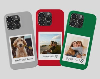 Custom Iphone photo case, photo case, iphone photo case, iphone case, slim phone case, dog iphone case, case for iphone 15, 14, 13, 12...