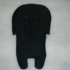 Stack high chair cover in Black