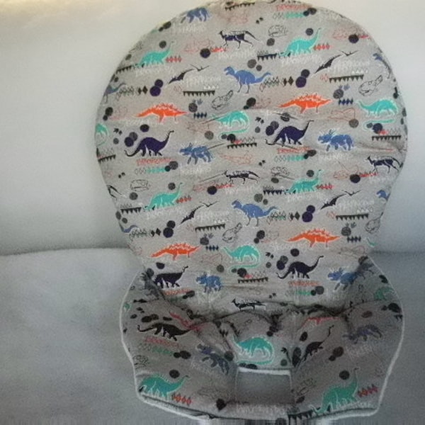 Ingenuity High Chair Cover In Dinsours    (  3  in  1  )   See Description