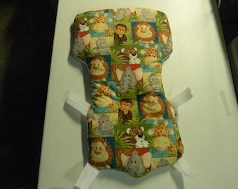 Eddie  Or Carter High Chair cover in Safari Animals.