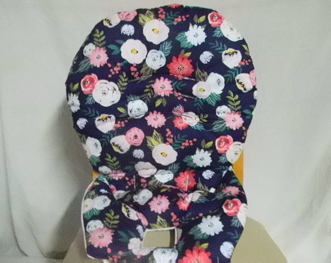 Padded Replacement High Chair Cover Reversible Pick 1 Cotton Fabric ...