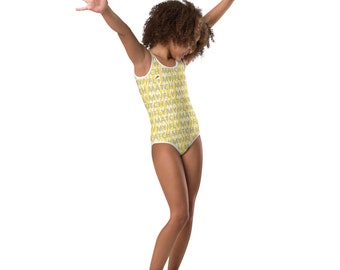 MATCH MY/FLY* Paris Daisy Kids Swimsuit