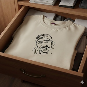Tupac Embriodery design , Rapper embroidery Design