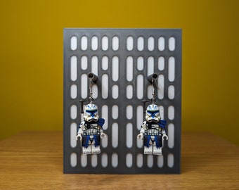 Captain Rex Clone Trooper Minifigure Earrings
