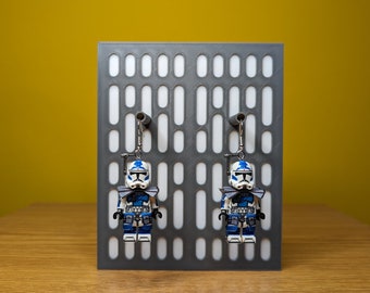 Fives Arc Trooper Clone Minifigure Earrings