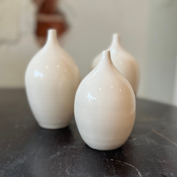 White Ceramic Vases