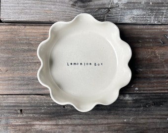 Personal pie dish ‘Lemon Ice box’