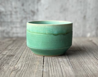 Small ceramic bowl with blue and green glaze- READY TO SHIP