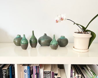 Green Ceramic Vases