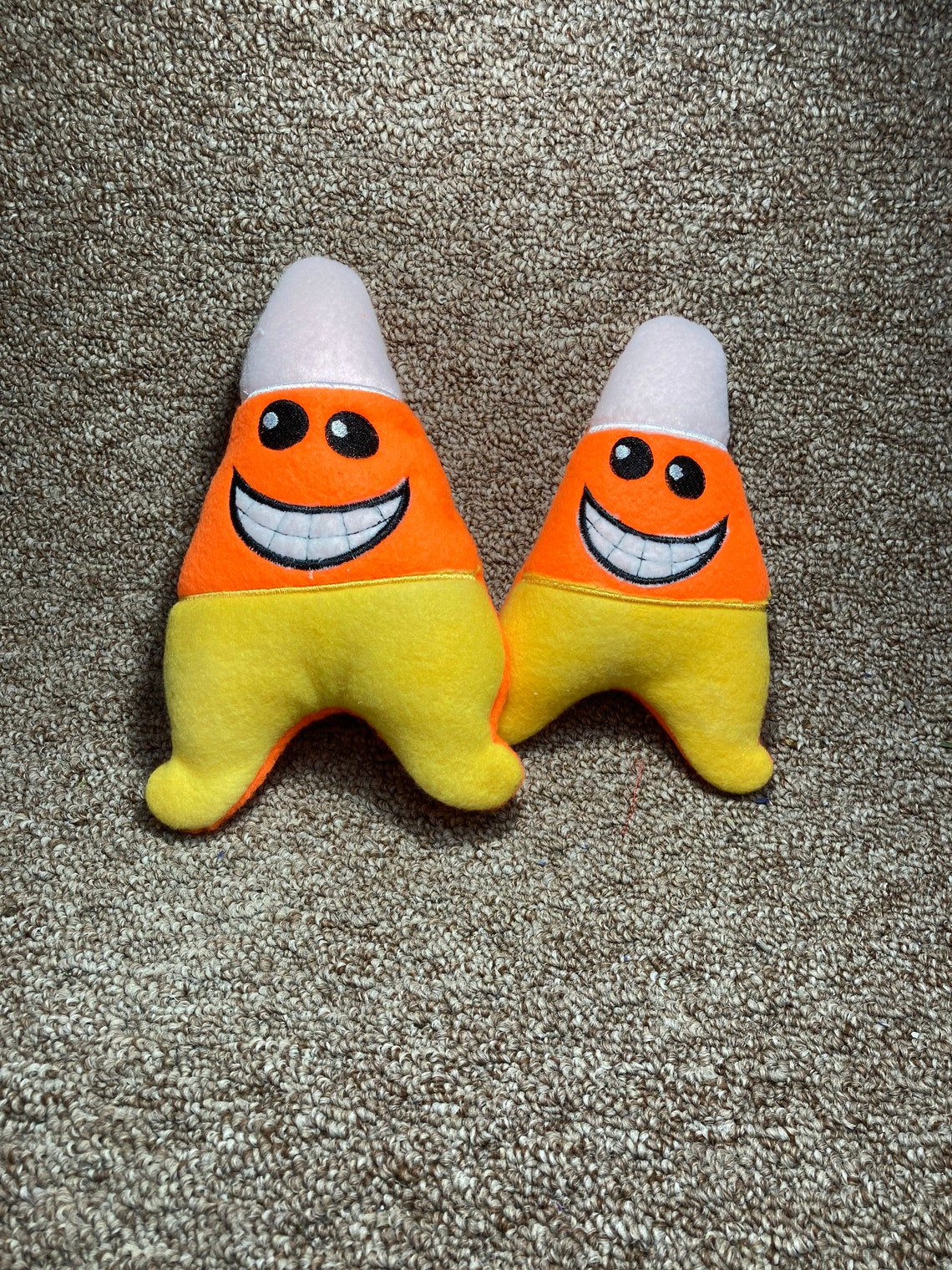 Candy Corn Halloween Dog Toy You Choose Size Plushie Etsy
