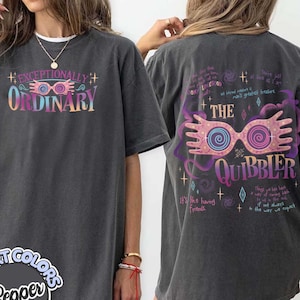 Camiseta de Luna Lovegood: una camiseta de la escuela del mago El Quisquilloso, excepcionalmente común, con colores cómodos.