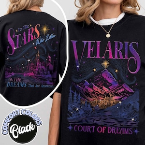 Velaris City of Starlight Acotar Comfort Colors Shirt, The Night Court Shirt, Court Of Dreams, Rhysand, Cassian, Sarah J Maas, Booklover Tee