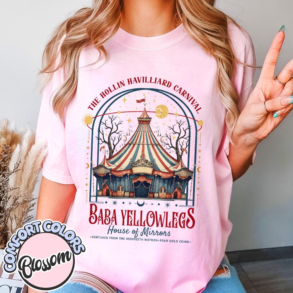 Baba Yellowlegs Comfort Colors Shirt, Hollin Havilliard Carnival