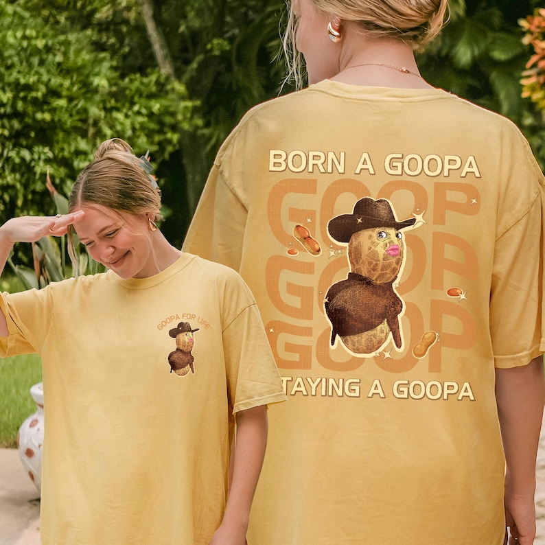 Comfort Colors Peanut Goopa Meme Shirt, Funny Gamer Apparel - Etsy