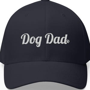 Chapeau brodé pour papa pour chien - Casquette de baseball, cadeau pour amoureux des animaux de compagnie