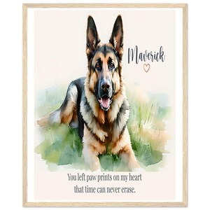 Matte Paper Poster in Pine Wood Frame: Ready to Hang