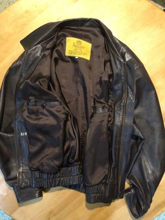 Vintage Peruzzi Italian Leather Jacket - image 3