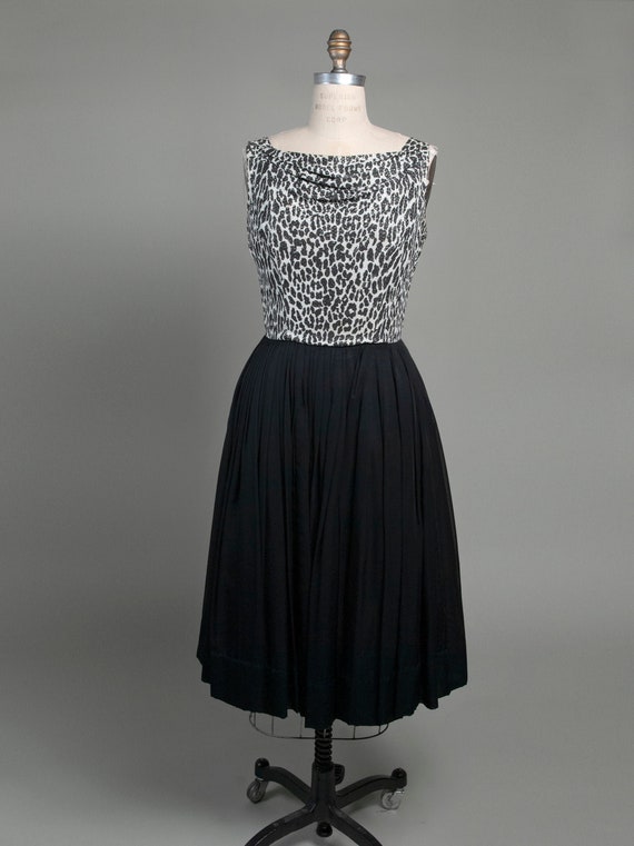 1950's Leopard Print Dress