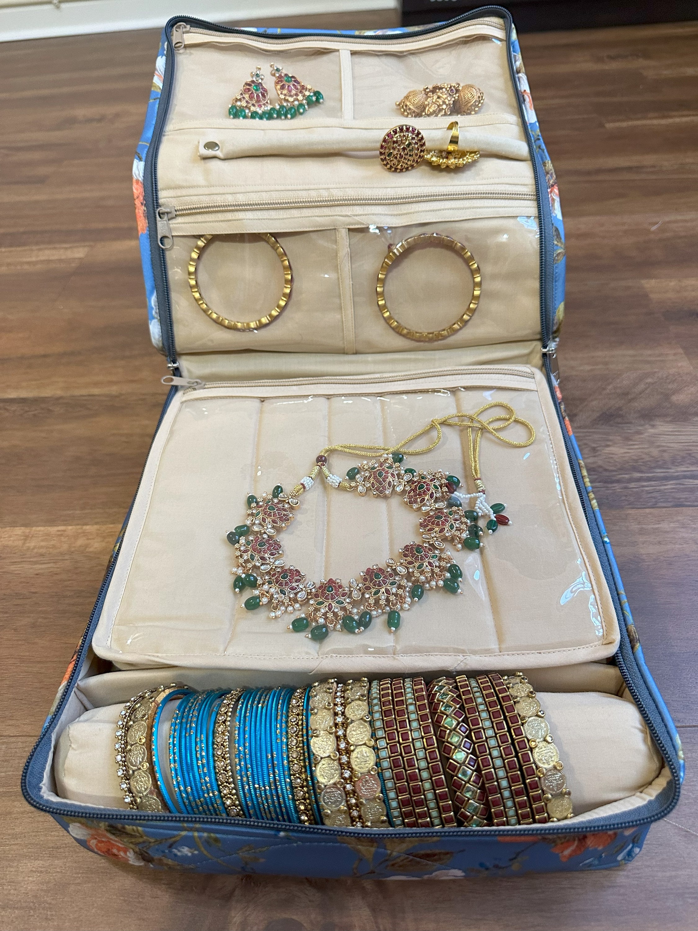 Indian Jewelry Case Organizer - Etsy
