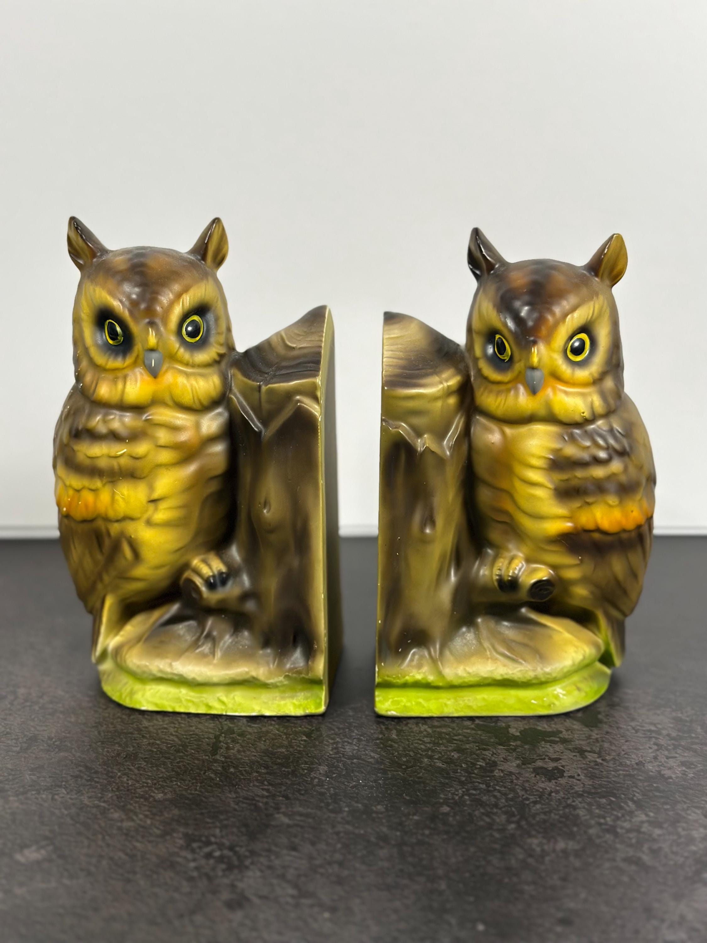 Vintage Japanese Bird Bookends - Etsy