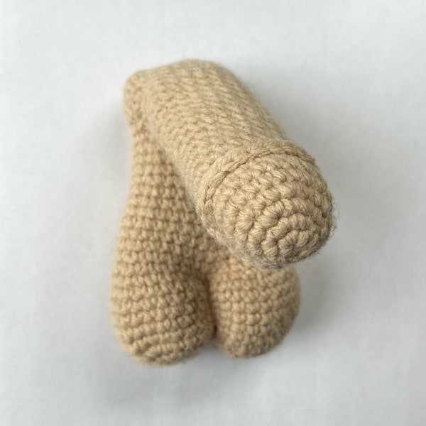 Realistic Circumcised Crochet Penis Pattern – Adult Novelty Gag Gift (Digital Download)